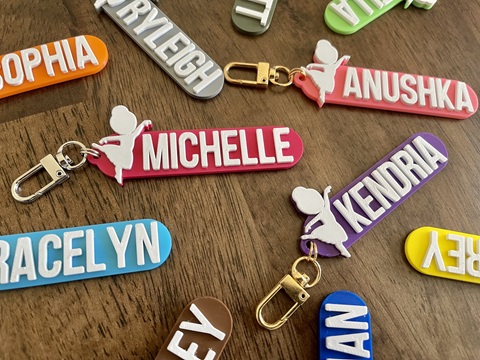 Ballerina name tag