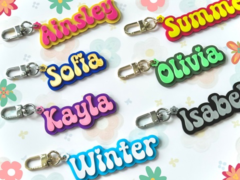 custom name keychain